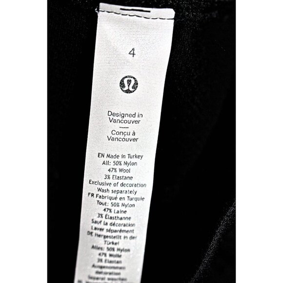 Lululemon - End State Engineered Wool Blend Joggers, sz 4 - $238 - Picture 4 of 11